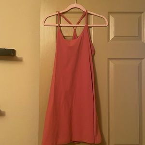outdoor voices pink workout dress